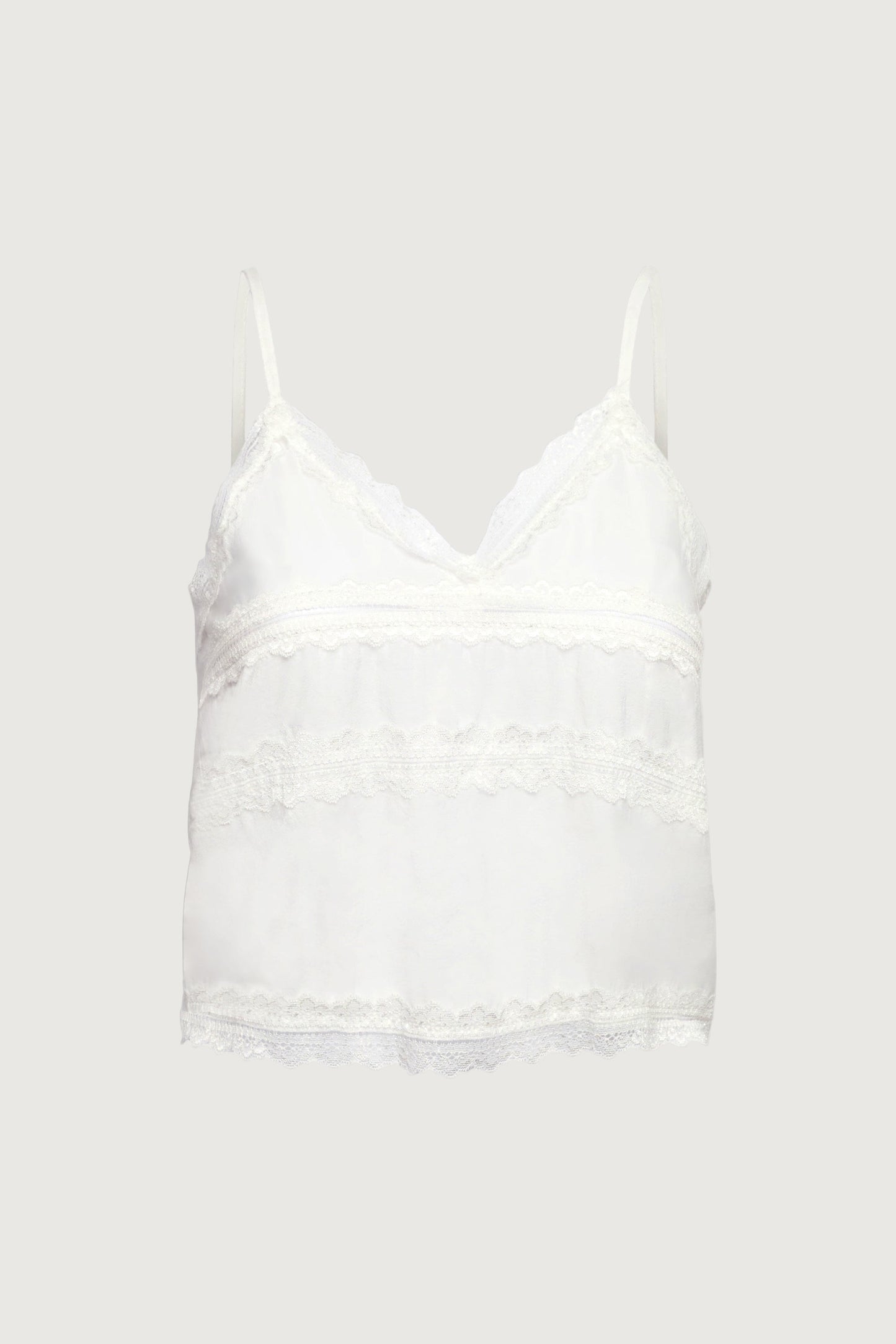 TIERED LACE CAMI TOP