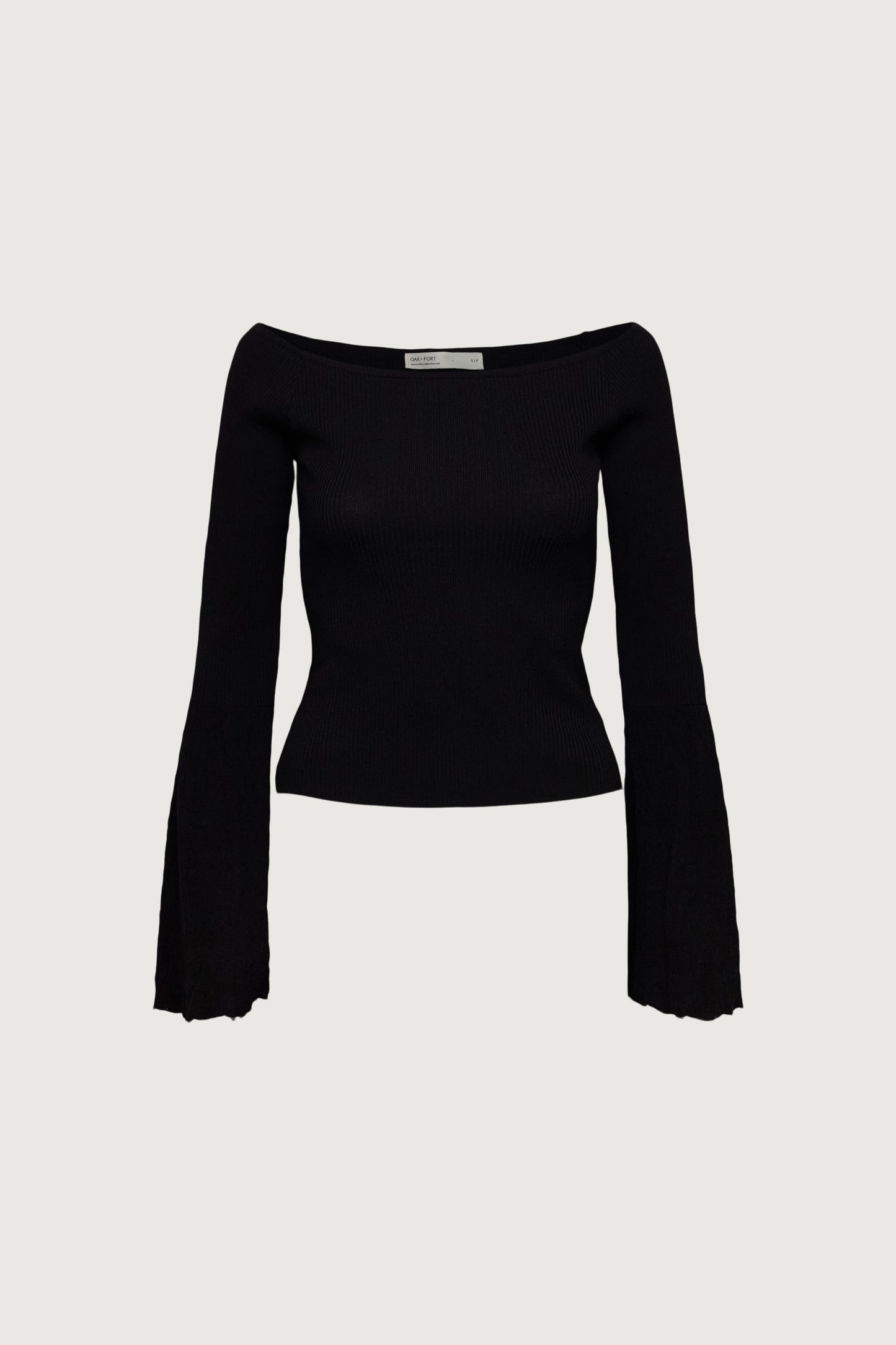OFF THE SHOULDER TRUMPET SLEEVE TOP