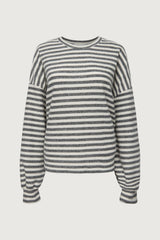 RELAXED STRIPED PULLOVER