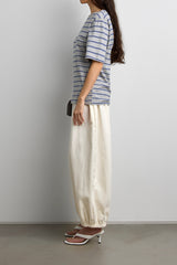 STRIPED COTTON T-SHIRT