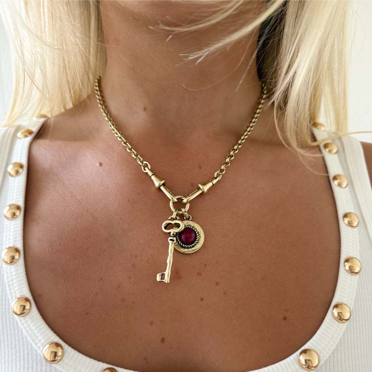 Deloris Key Necklace