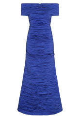 Gina Bacconi Royal Sidney Off-Shoulder Maxi Dress