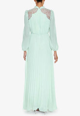 True Decadence Blue Long Sleeve Lace Dress