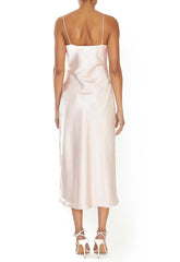 True Decadence Pink Satin Slip Dress