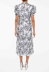 True Decadence White Print Tea Dress