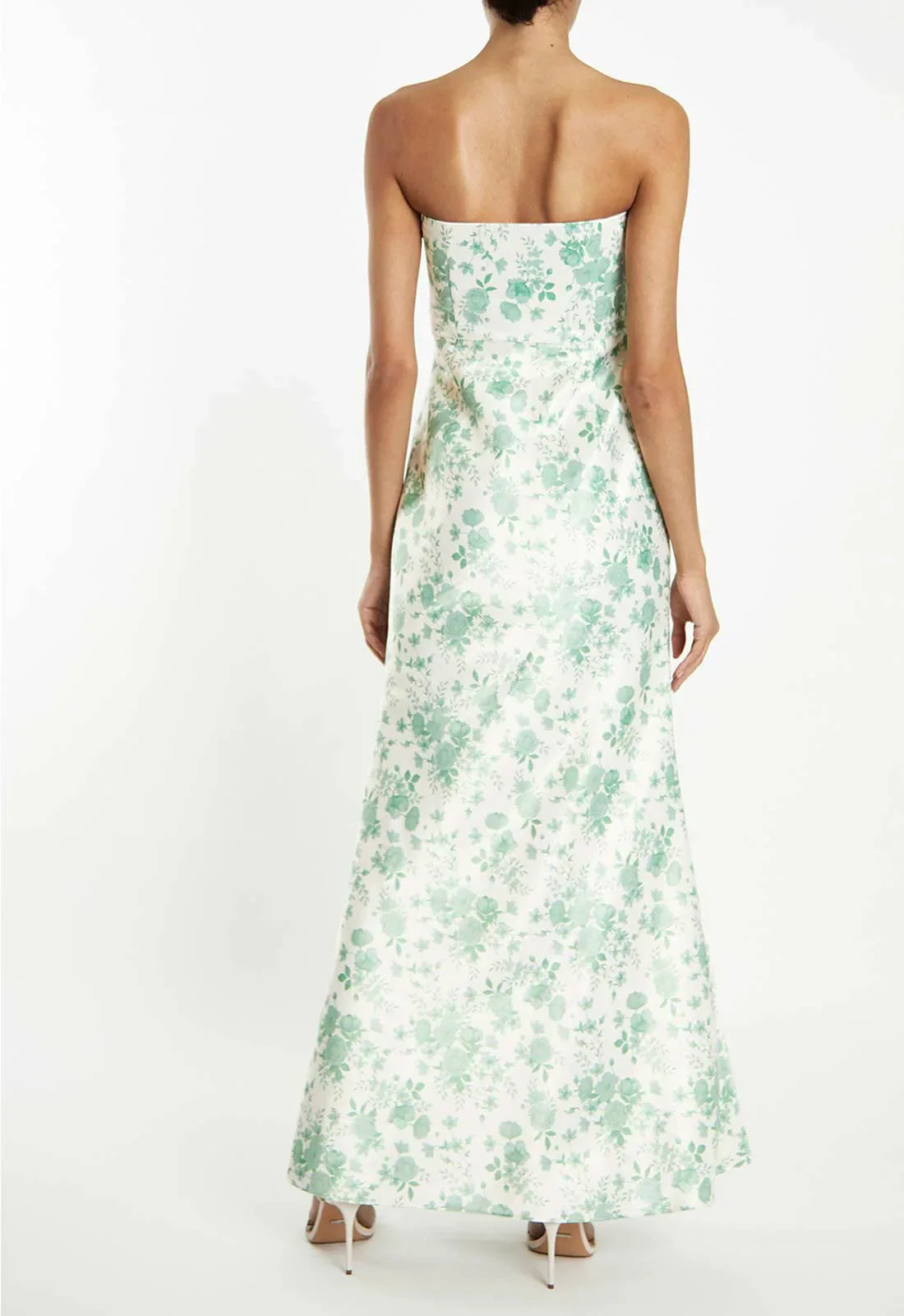 True Decadence Sage Rose Print Maxi Dress