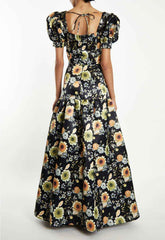 True Decadence Black Mustard Print Top