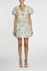 True Decadence Claire Blue Flower Skater Dress