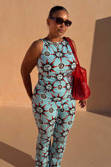 Blue Sun Tank Top