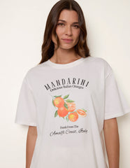 Mandarini Graphic Print Crew-Neck T-shirt
