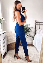 Lady Flare Blue Bella Jumpsuit