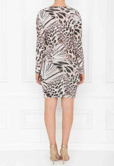 Honor Gold Animal Print Emily Mini Dress