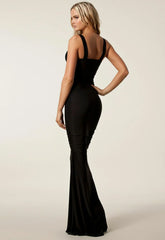 Honor Gold Gabriella Black Maxi Dress