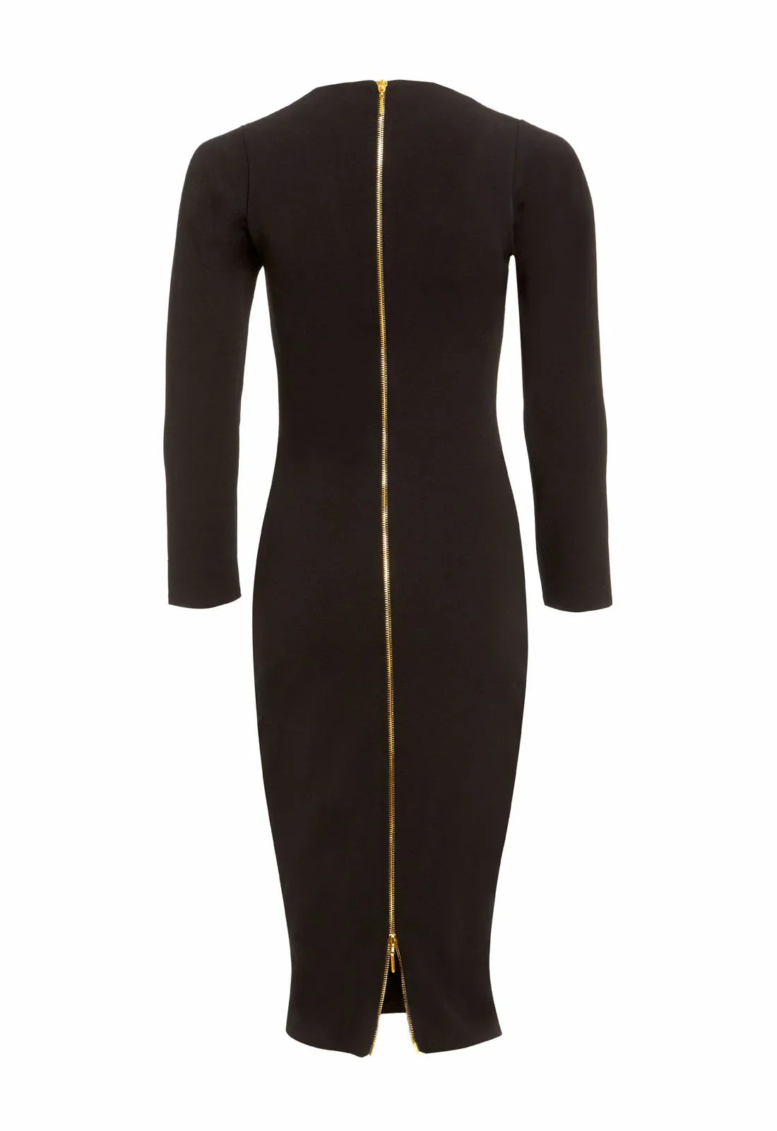 Honor Gold Kelsey Black Midi Dress