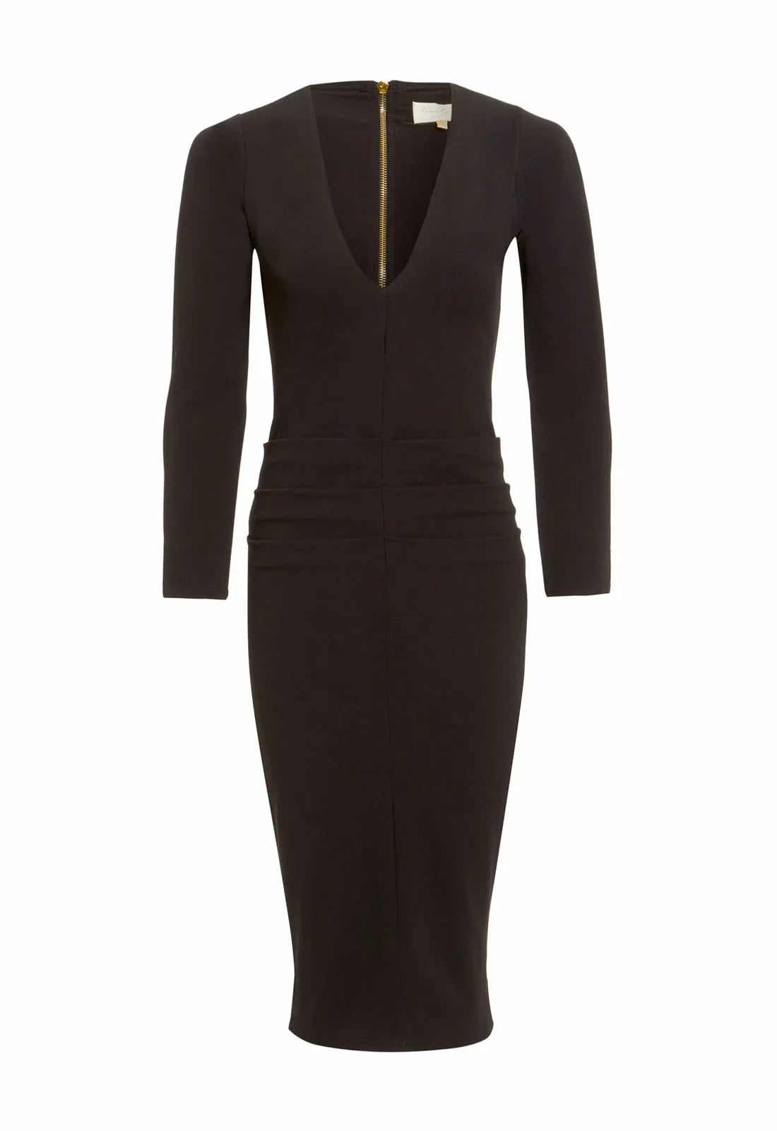 Honor Gold Kelsey Black Midi Dress