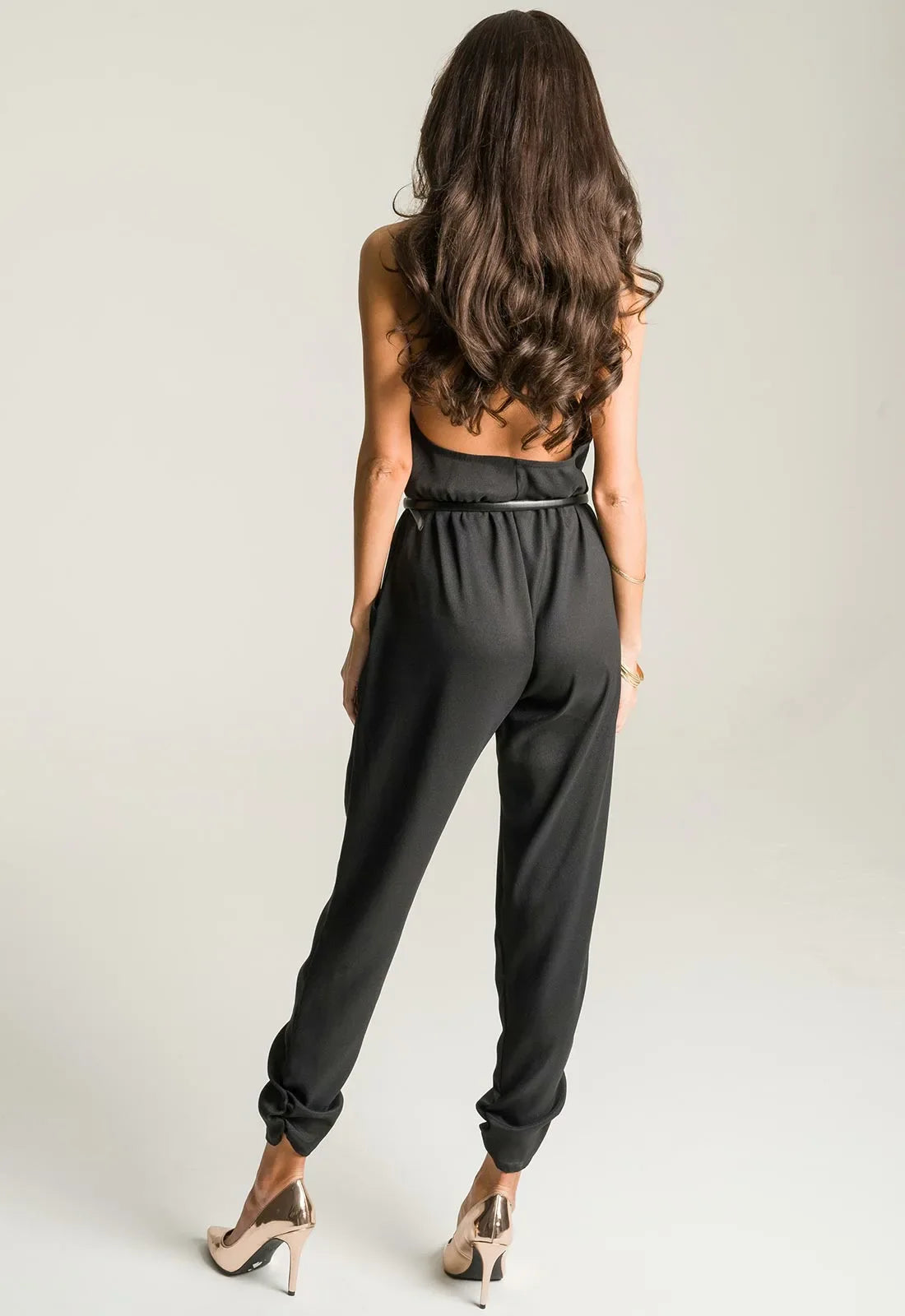 Lady Flare Black Bella Jumpsuit