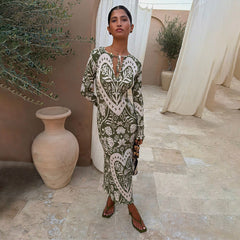 Olive Amara Plisse Gaia Dress