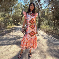 Bridget Print Frida Dress