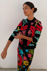 Black Amara Hollie Cardigan
