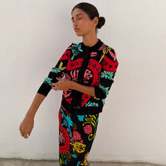 Black Amara Hollie Cardigan