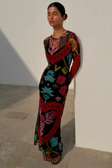 Black Amara Mesh Dress