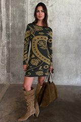 Olive Amara Knit Mini Dress Petite