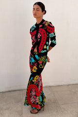 Black Amara Dorris Skirt