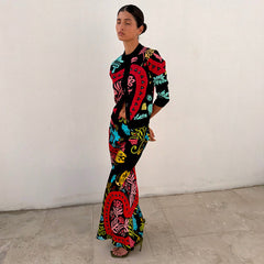Black Amara Dorris Skirt