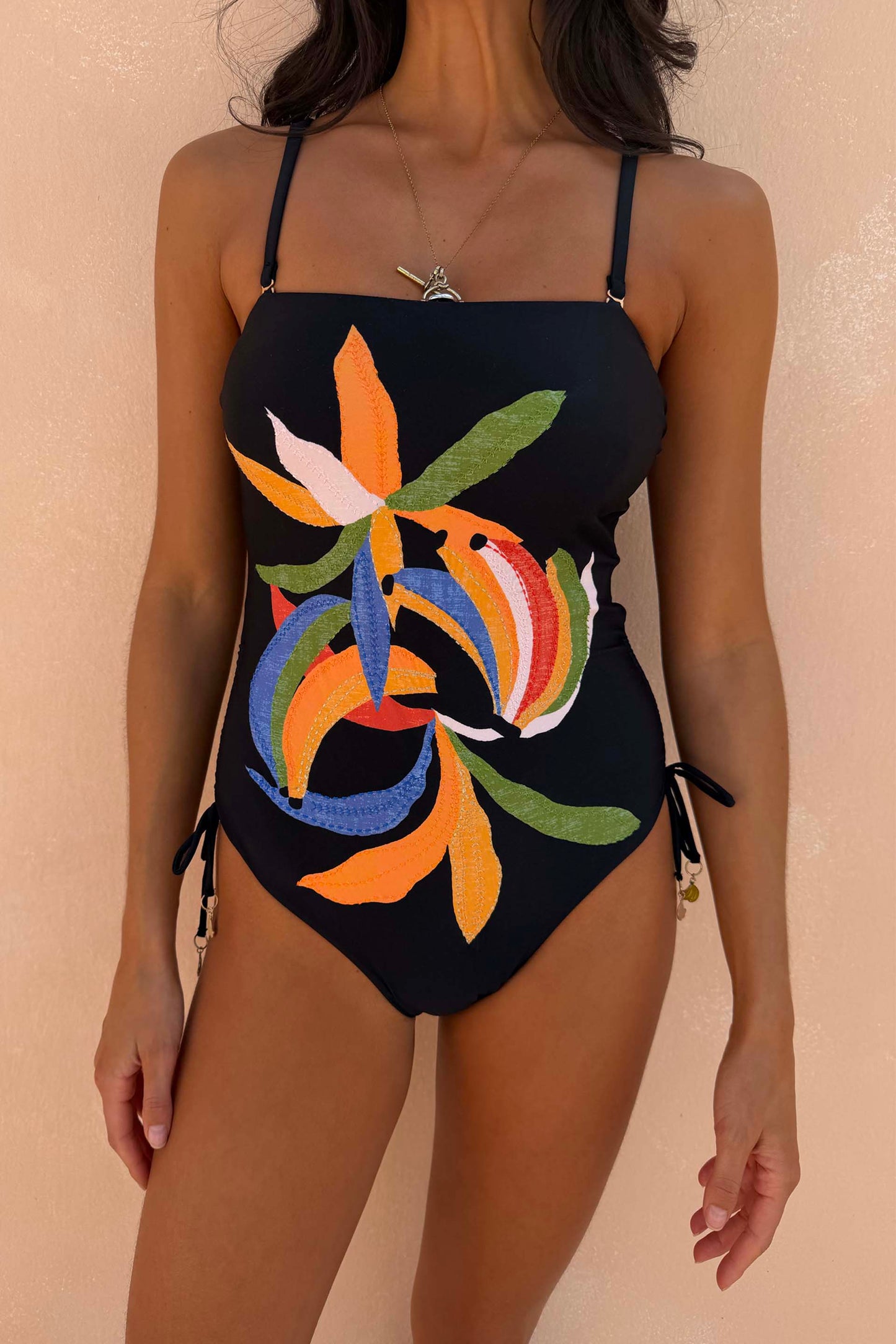 Banana Bandeau Swimsuit