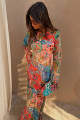 Blue Mari Aria Mesh Dress Petite