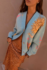 Blue Mystical Cardigan