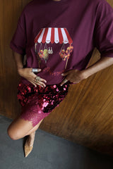 Burgundy Fruit Shop T-Shirt