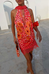 Coral Fawn Poppy Lily Top