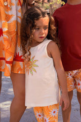 Girl's Yellow Sun Cotton Set