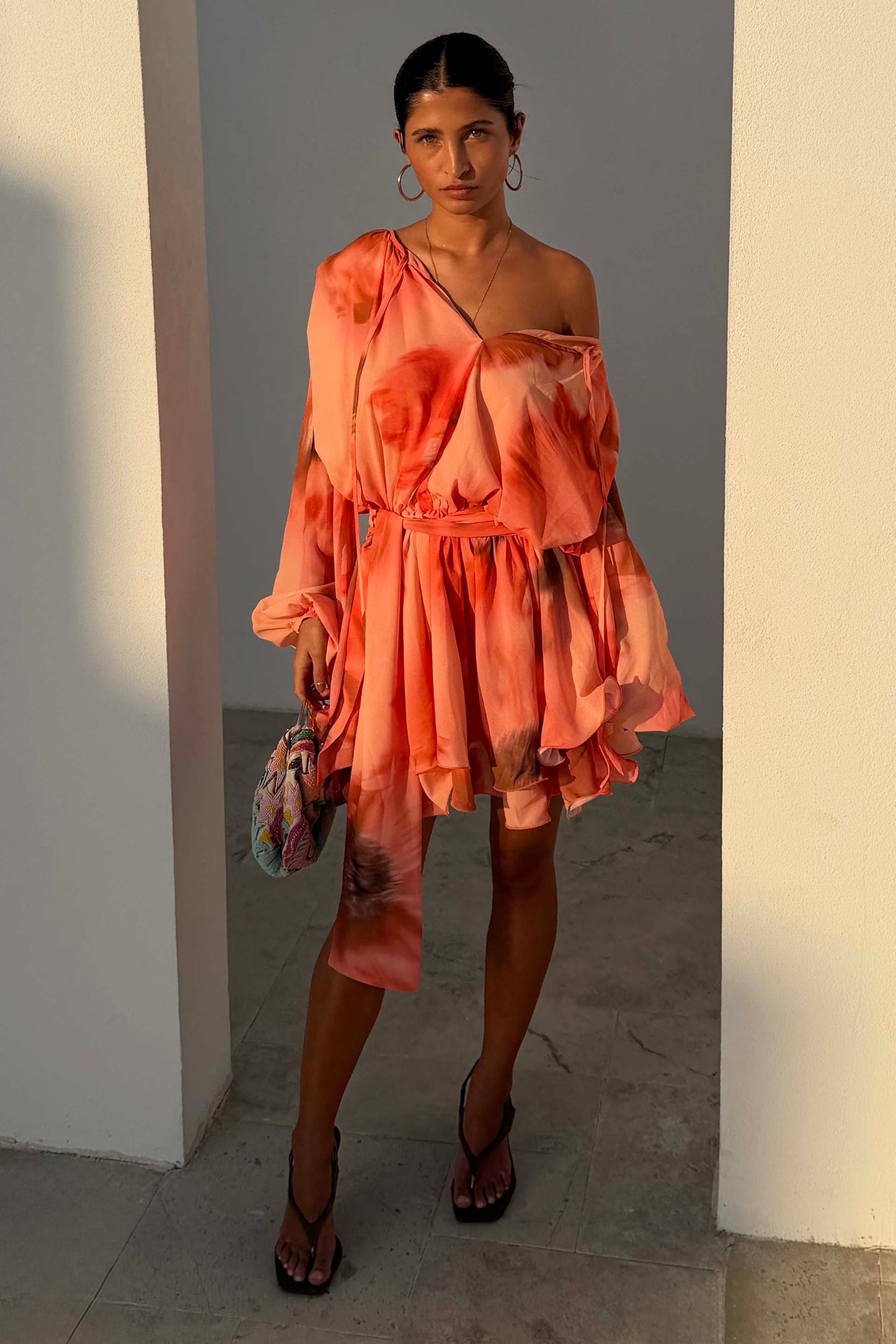 Blurred Floral Ella Mini Dress