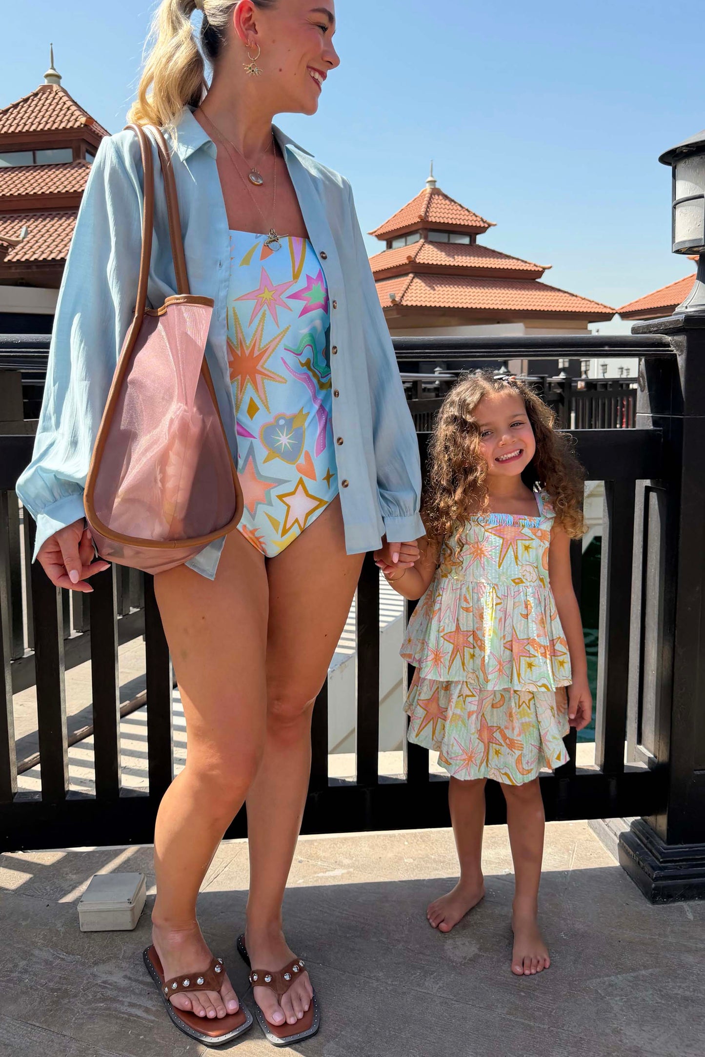 Girl's Starburst Skirt Co-ord Set
