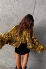 Gold Fringe Jacket