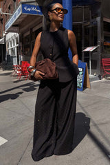 Black Hotfix Marnie Trousers