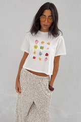 White Shell Ioana T Shirt