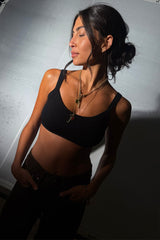 Deloris Thin Chain Key Necklace
