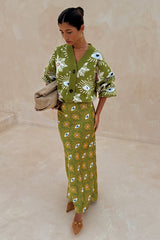 Khaki Eye Dorris Skirt