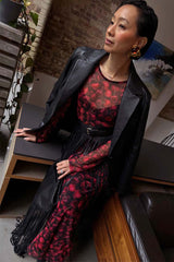 Black Leather Blazer
