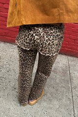 Leopard Lucia Scallop Detail Jeans