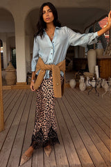 Leopard Lace Midi Maeva Skirt