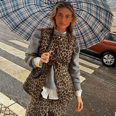 Leopard Waistcoat