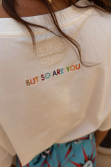 Life Is Tough Embroidered T-Shirt