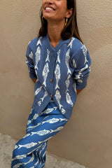 Blue Marina Hollie Cardigan