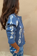 Blue Marina Hollie Cardigan