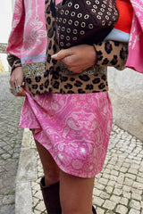 Pink Bandana Mini Dorris Skirt