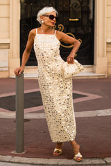 Cream Mirror Taliah Midi Dress